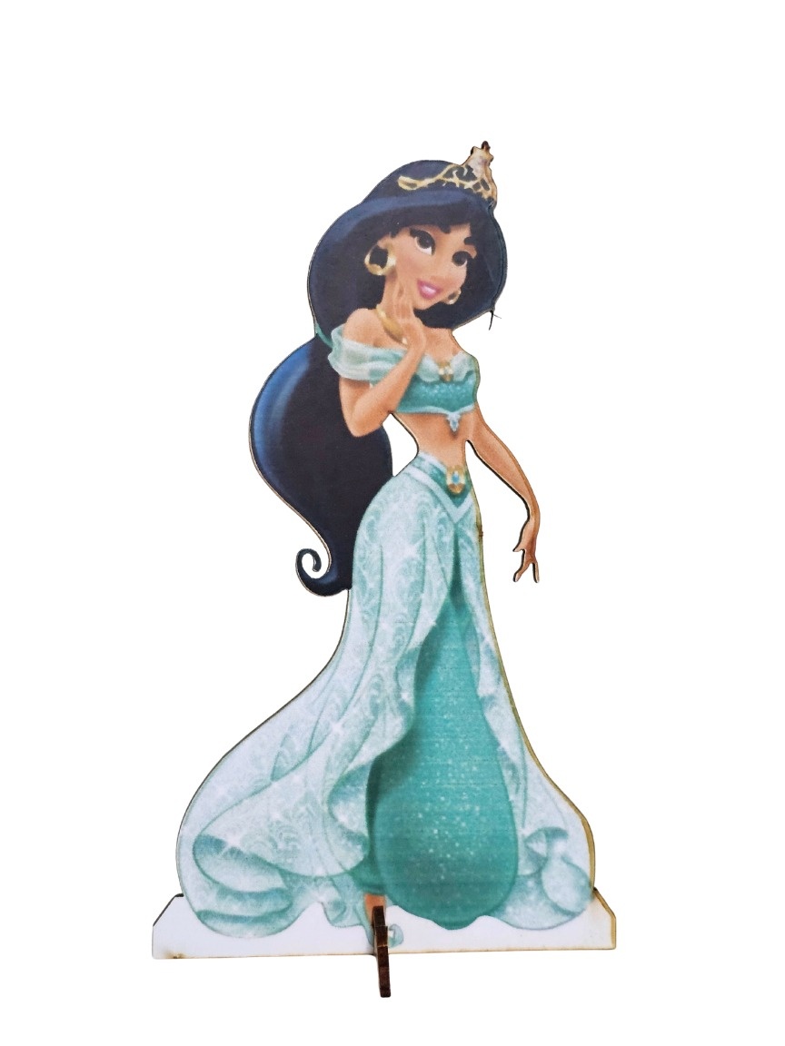 Princesas (Jasmine) - Display de Mesa - Cuca Maluca Festas