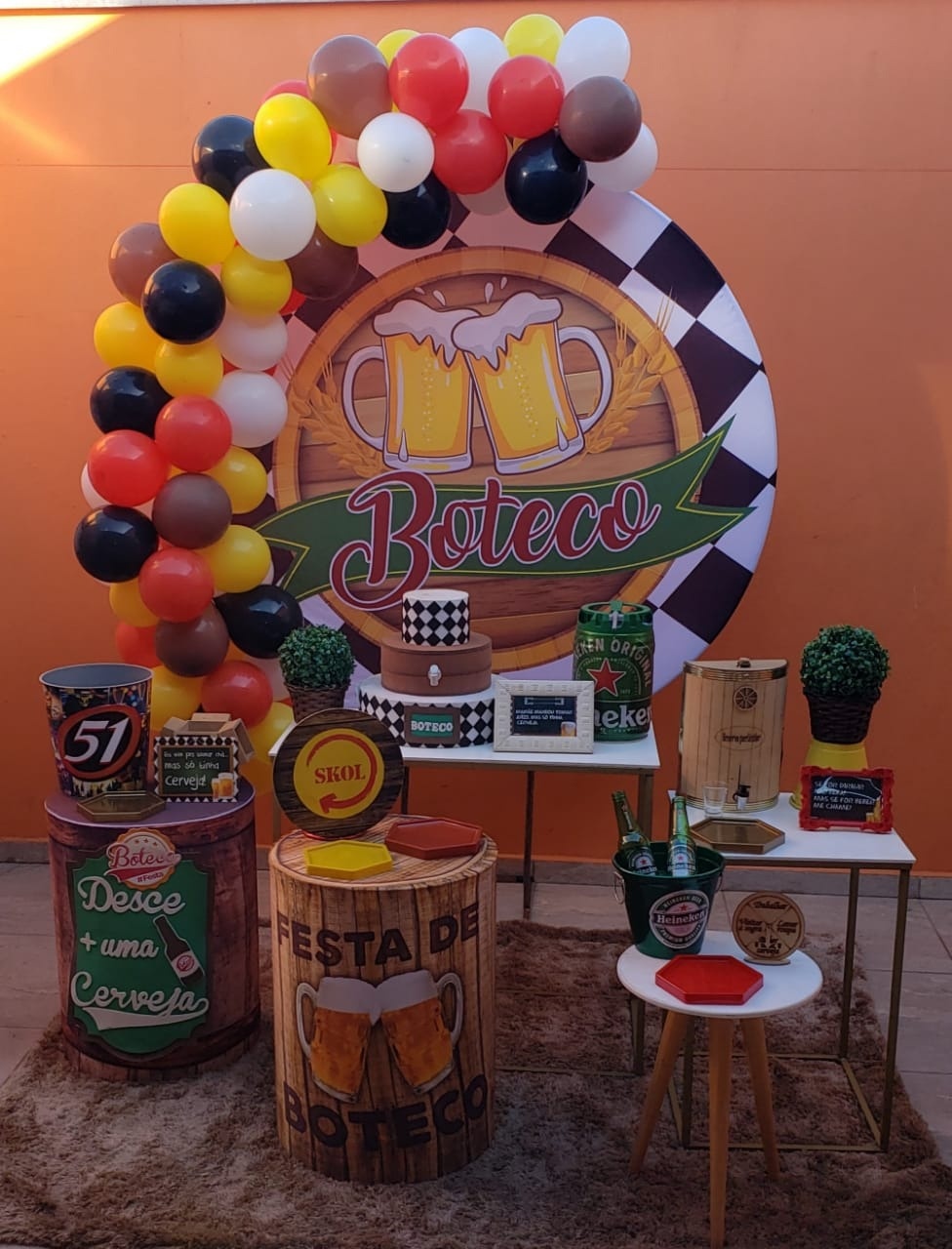 Chá Bar 01 - a Bela e a Fera Locação de decorações e brinquedos