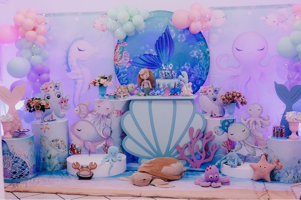 Sereia 03 - a Bela e a Fera Locação de decorações e brinquedos