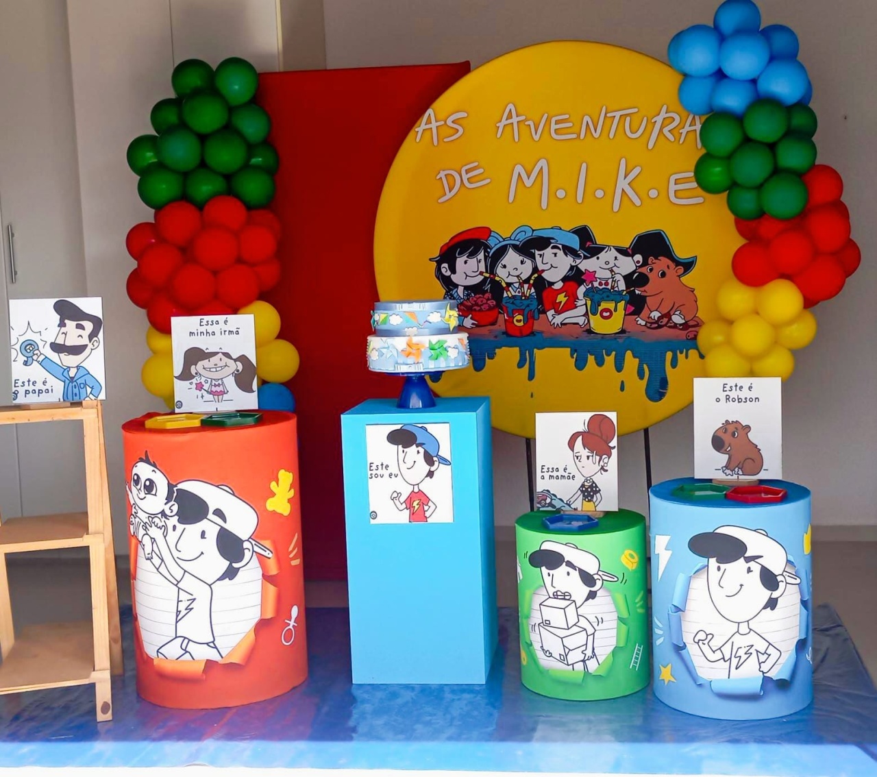 As Aventuras de Mike - a Bela e a Fera Locação de decorações e brinquedos