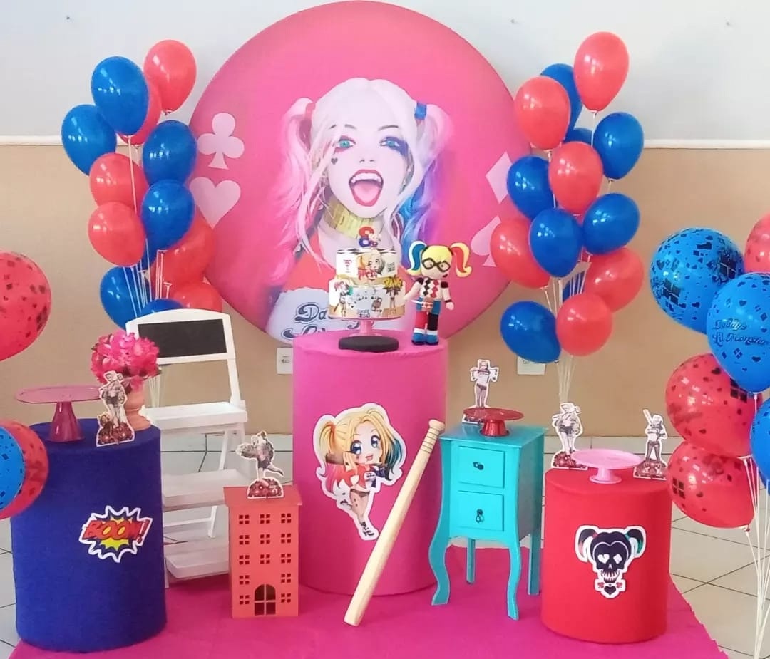 Arlequina 02 - a Bela e a Fera Locação de decorações e brinquedos