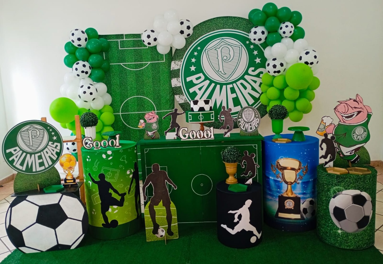  Time Palmeiras 02 - a Bela e a Fera Locação de decorações e brinquedos