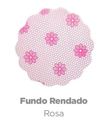 Rendinha de Doces Rosa G - Yolay decorações