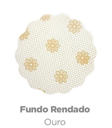 Rendinha de Doces Dourado P - Yolay decorações