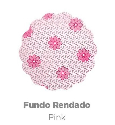 Rendinha de Doces Pink P - Yolay decorações