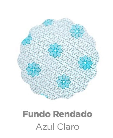 Rendinha de Doces Azul Claro G - Yolay decorações