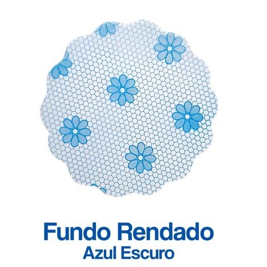 Rendinha Azul Escuro G - Yolay decorações