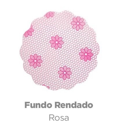 Rendinha de Doces Rosa P - Yolay decorações
