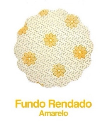 Rendinha de Doces Amarelo G - Yolay decorações