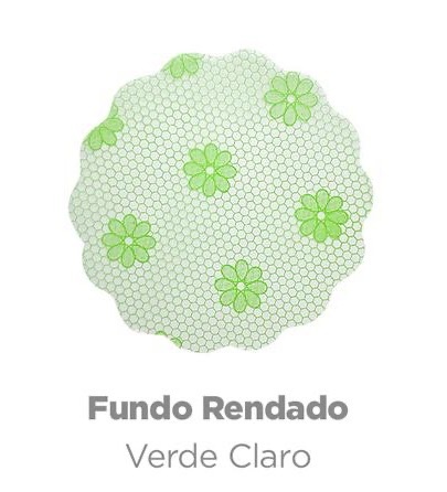 Rendinha de Doces Verde Claro P - Yolay decorações
