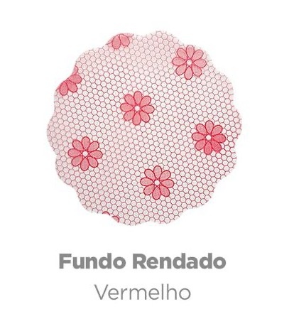 Rendinha de Doces Vermelho P - Yolay decorações