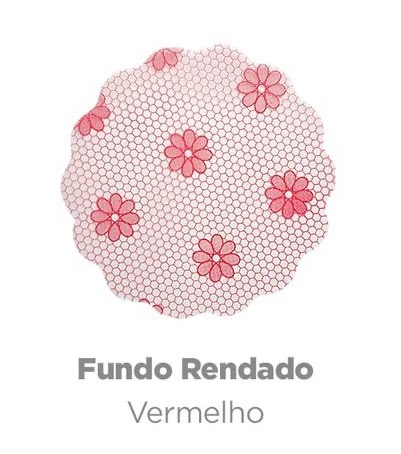Rendinha de Doces Vermelho G - Yolay decorações