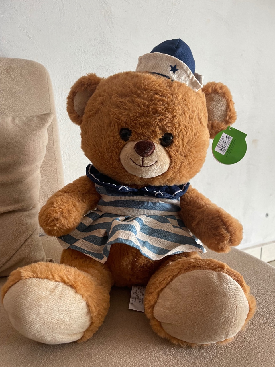 Urso de Pelucia Marinheiro - Yolay decorações