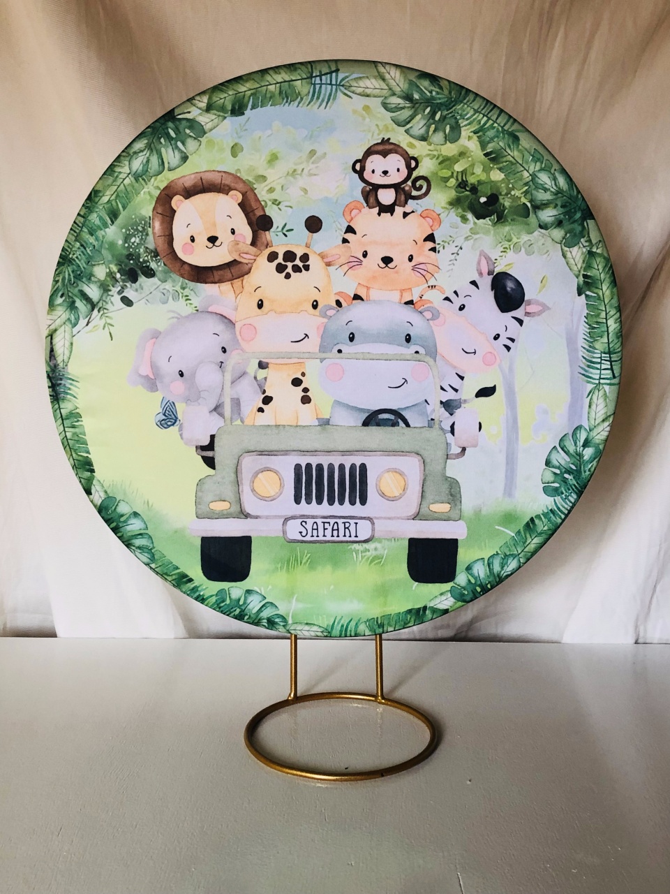 Painel Safari Menino - Ray Ray Festas