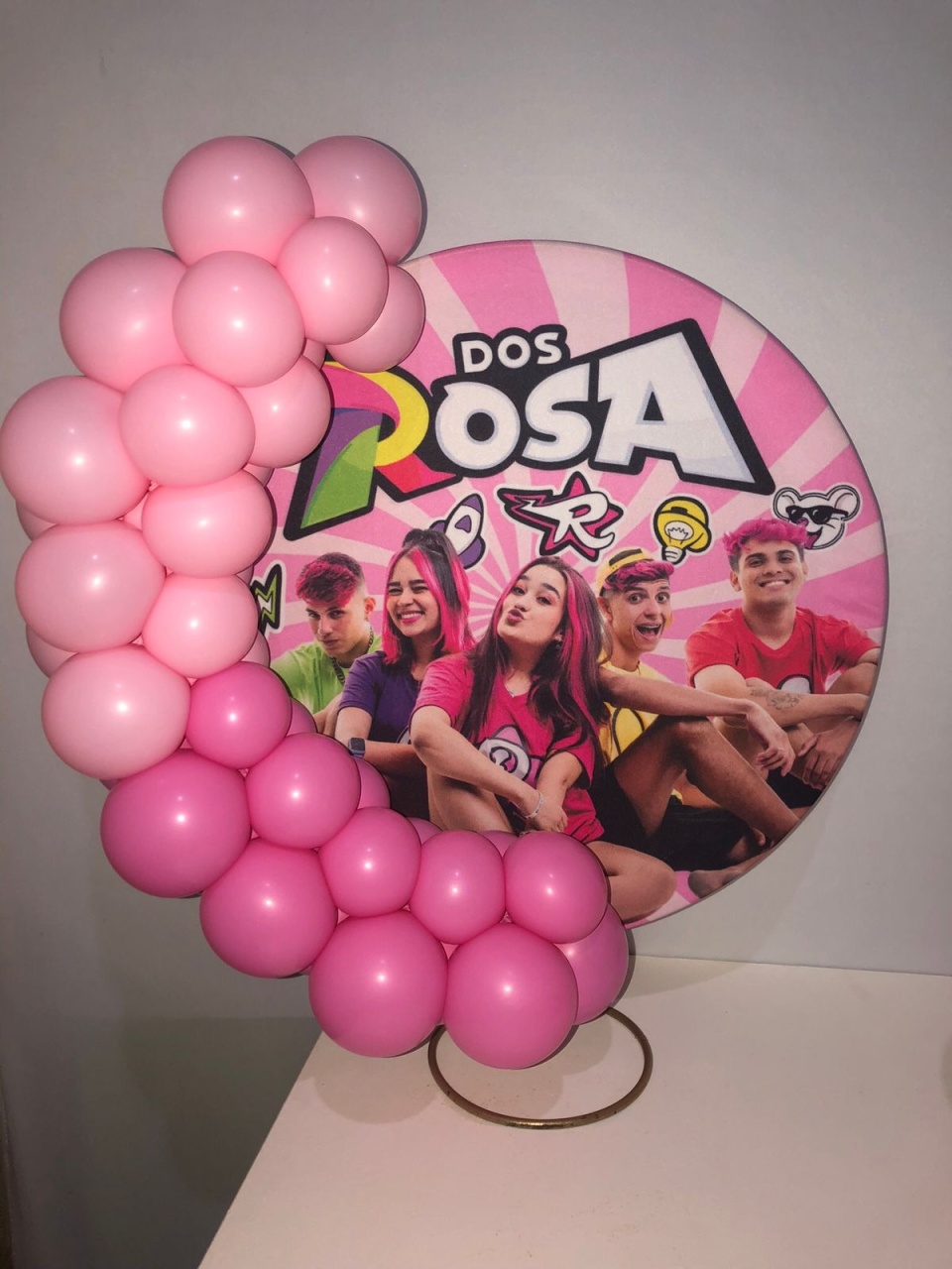 Painel dos Rosas 2 - Ray Ray Festas