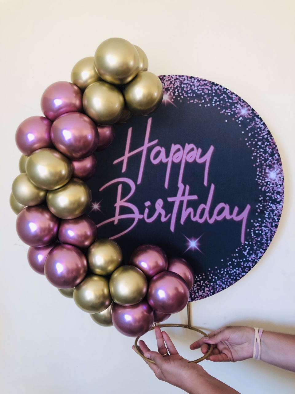 Painel Happy Birthday - Ray Ray Festas