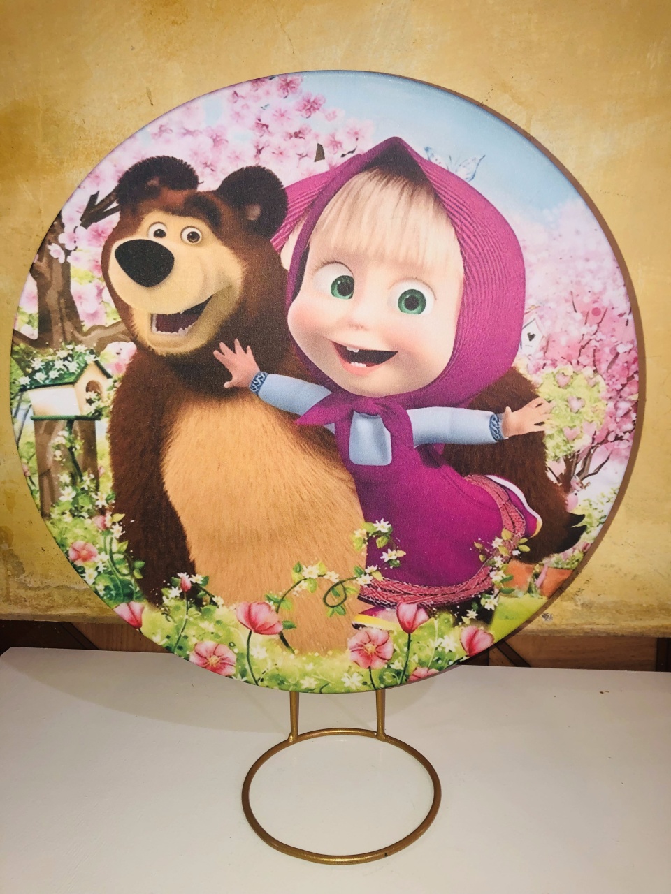 Painel Marsha E Urso - Ray Ray Festas