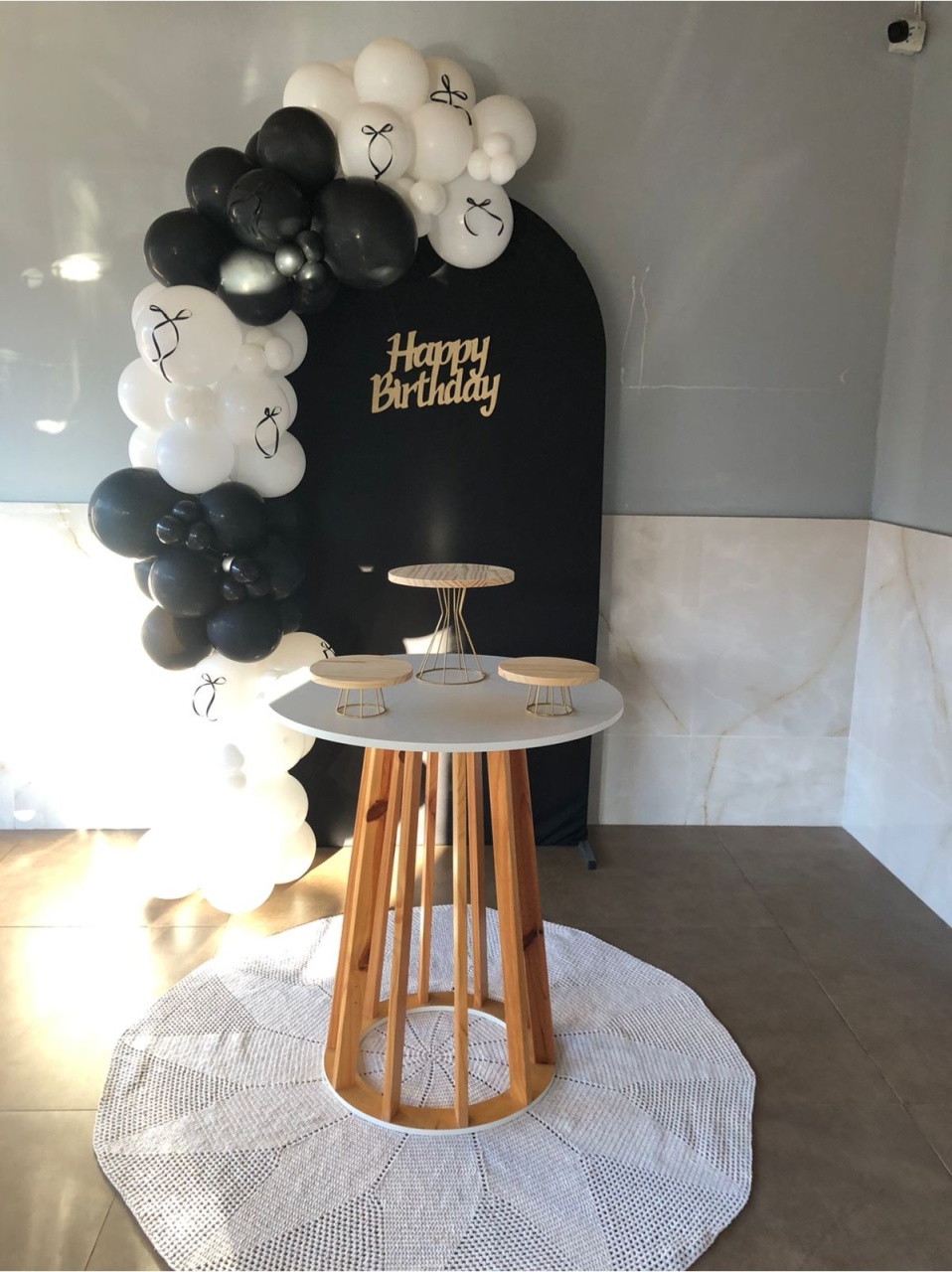 Kit Lacinho Preto E Branco - Ray Ray Festas
