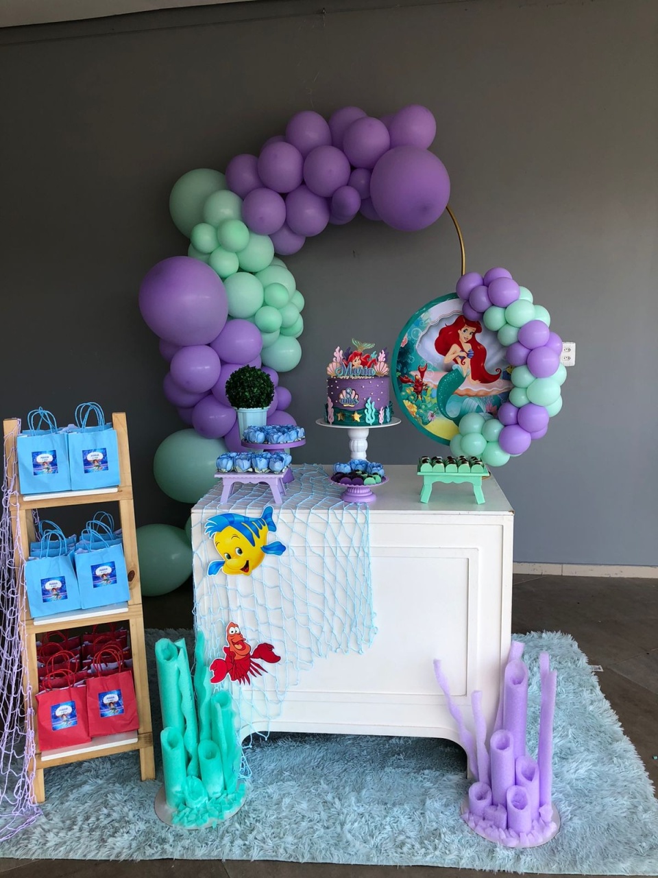 Ariel - Sereia - Ray Ray Festas