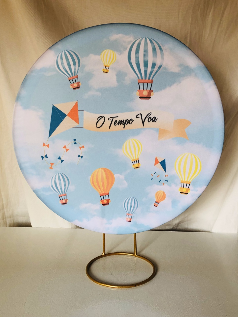 Painel O Tempo Voa - Ray Ray Festas