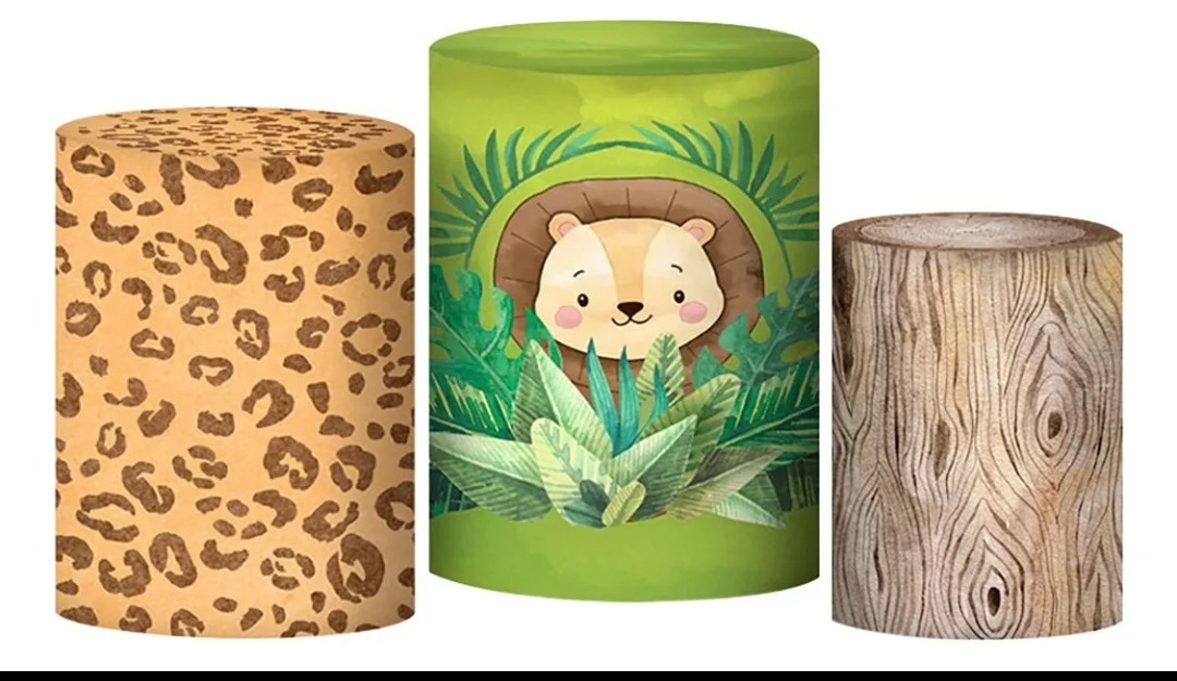 Capas Safari  - KI.FESTA.DECORACOES