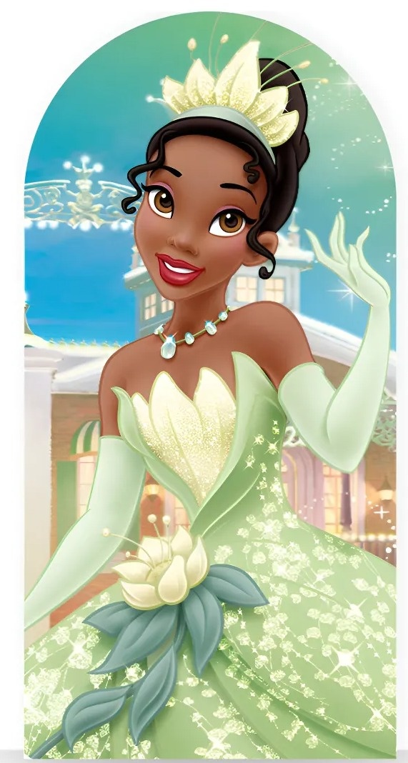 Princesa Tiana 1 X2 Romano - KI.FESTA.DECORACOES