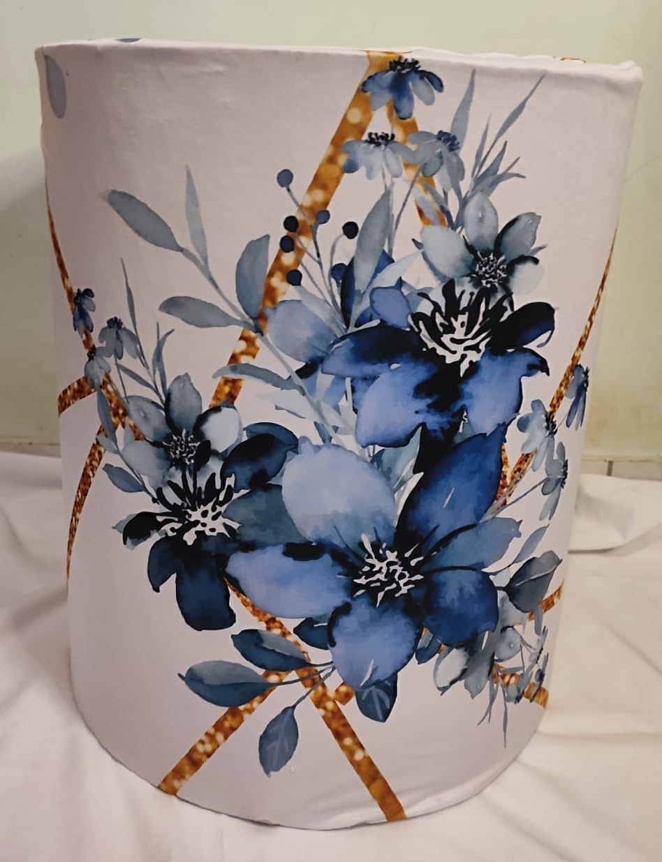 Capa Flor Azul - P - KI.FESTA.DECORACOES