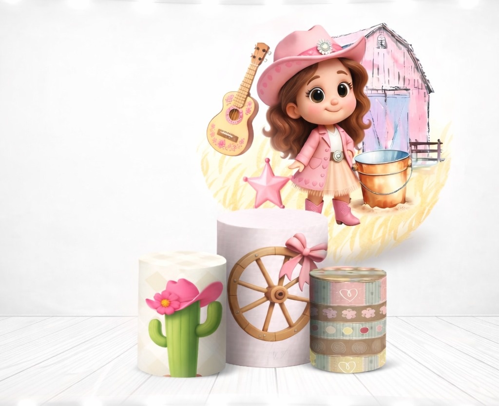 Boiadeira Menina  - KI.FESTA.DECORACOES