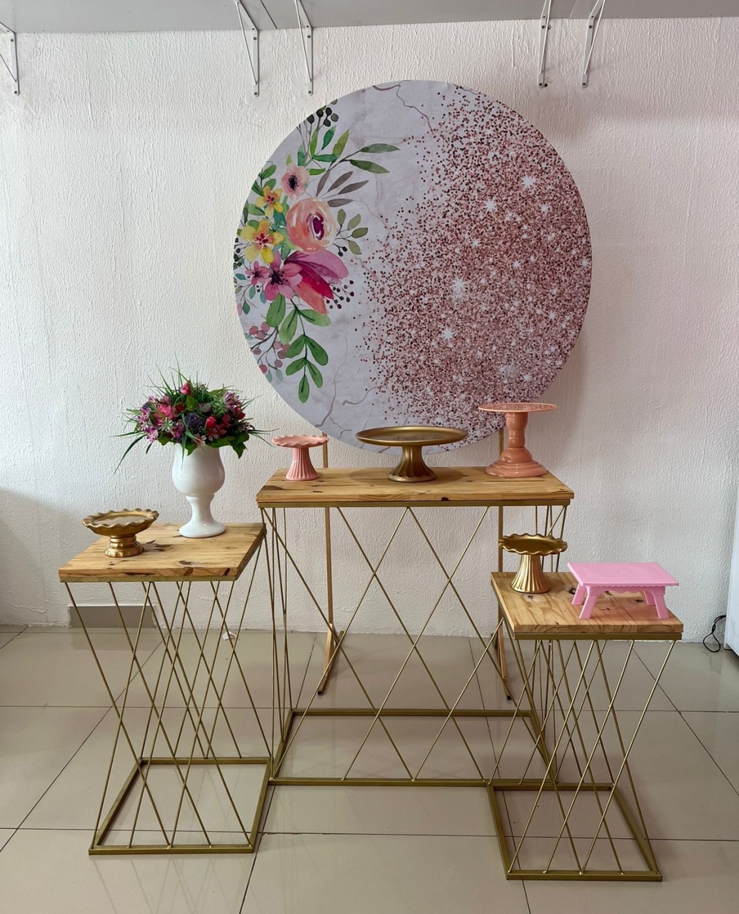 Adulto Floral Salmão 26 - Ingryd monteiro festas