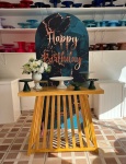 Adulto Happy Birthday Azul 10 - imagem 2
