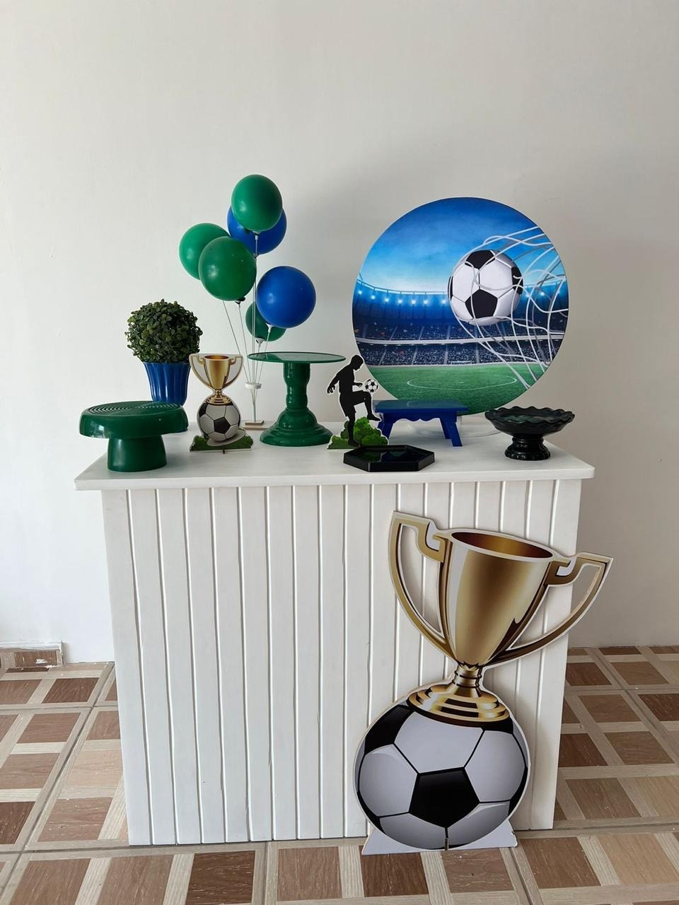 Festa Na Mesa Futebol Bola - Ingryd monteiro festas