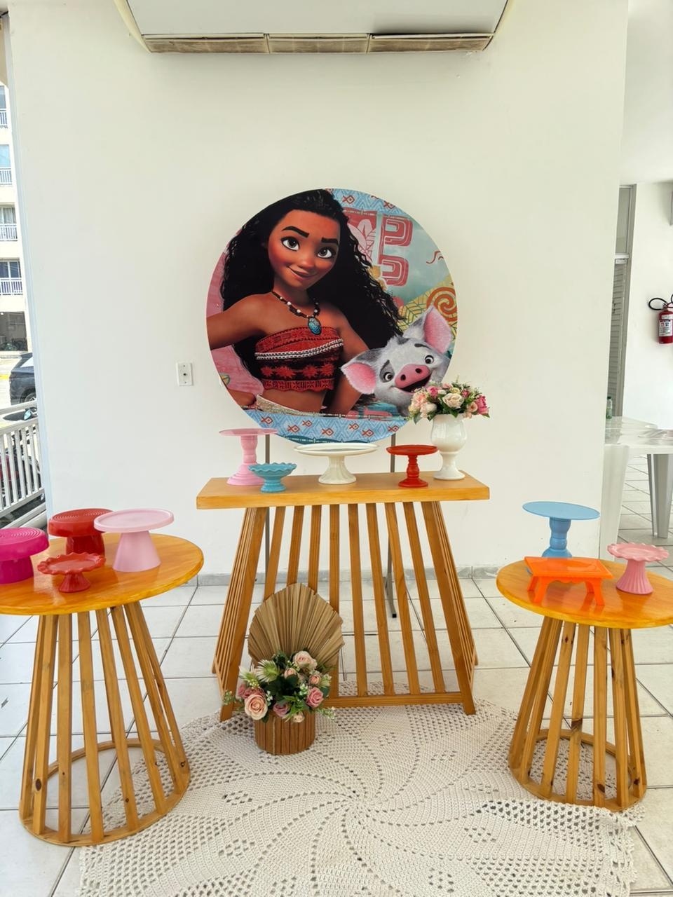 Moana 3 Mesas Rusticas  - Ingryd monteiro festas