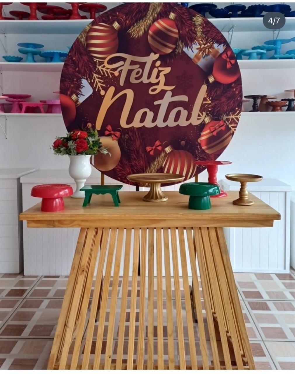Feliz Natal Mesa Rústica 2 - Ingryd monteiro festas