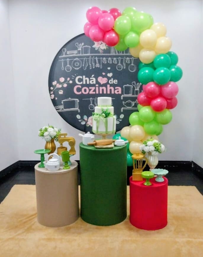 Decoração Chá de Cozinha - Ateliê by Deise festas 