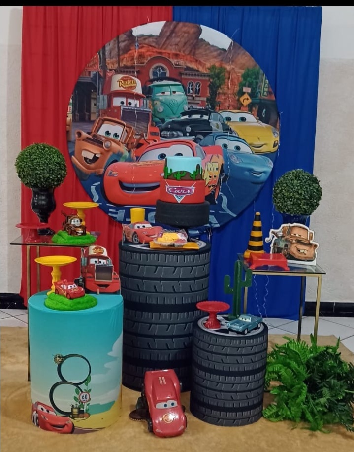 Carros Mc Queen Simples Cod. 641 - Ateliê by Deise festas 