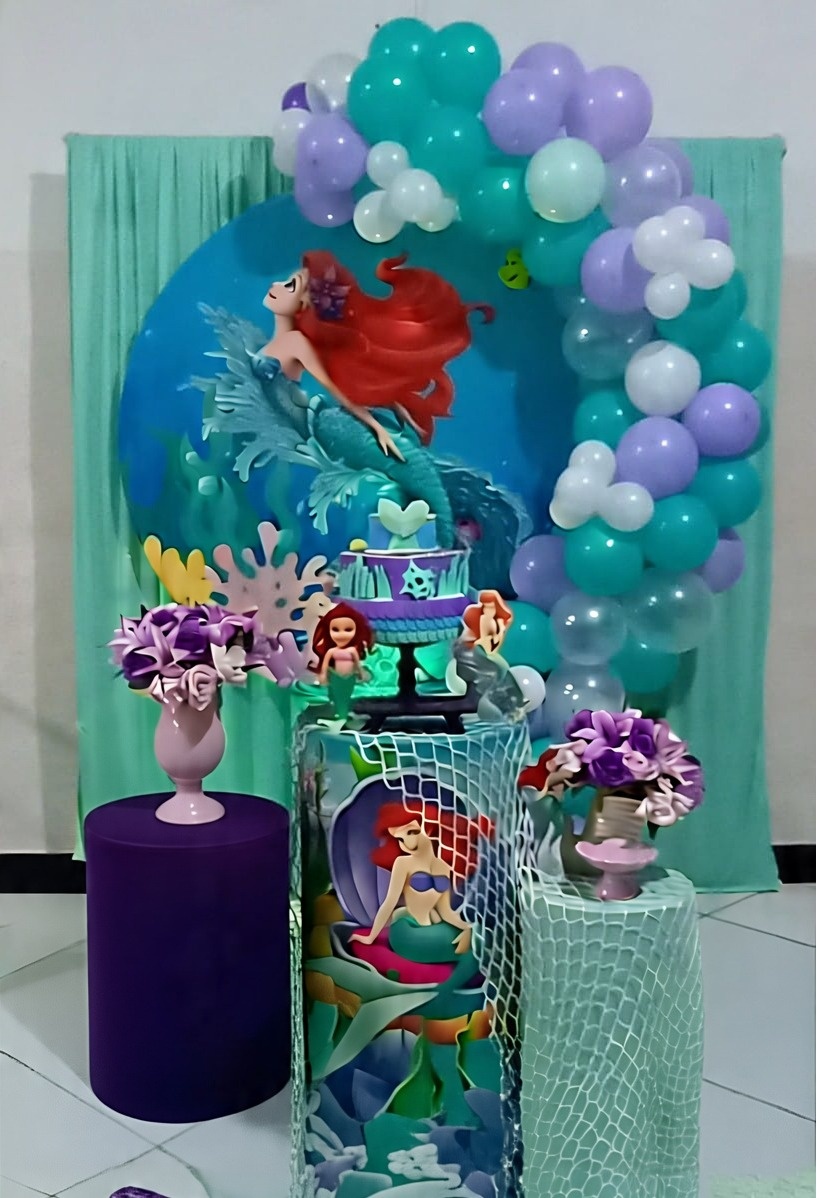 Sereia Ariel Cod. 1749 - Ateliê by Deise festas 