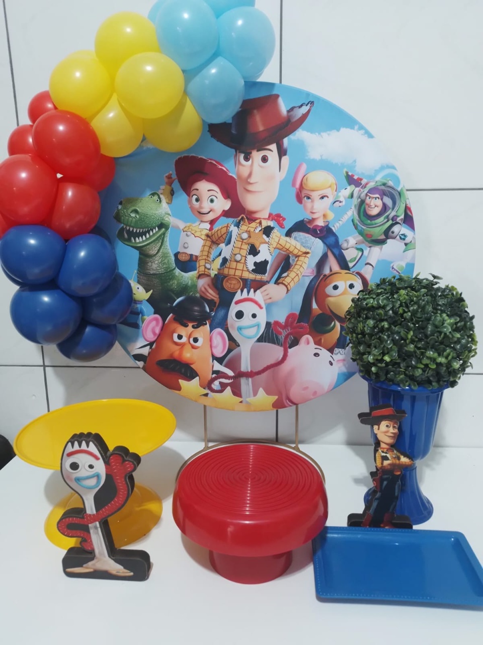 Mini Kit de Mesa Toy Story Cod.001313 - Ateliê by Deise festas 