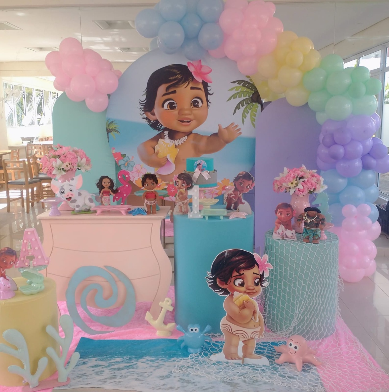Moana Baby Candy Luxo Cod.1454 - Ateliê by Deise festas 