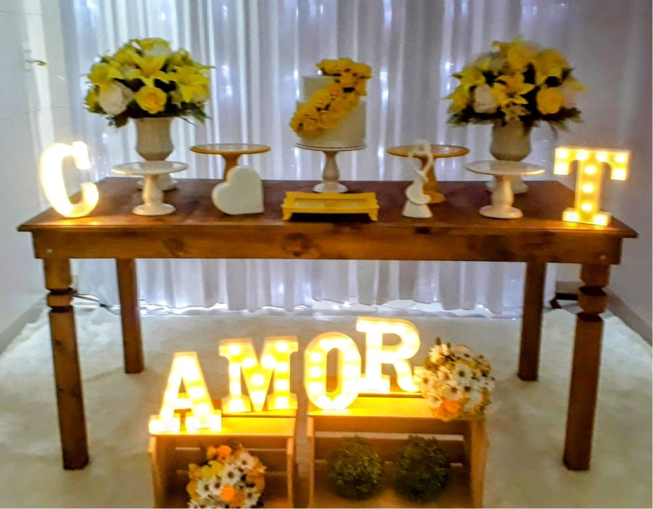 Rustico Amarelo Cod.1712 - Ateliê by Deise festas 