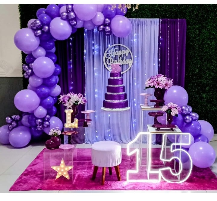Lilas Luxo 15 Anos Cod. - Ateliê by Deise festas 