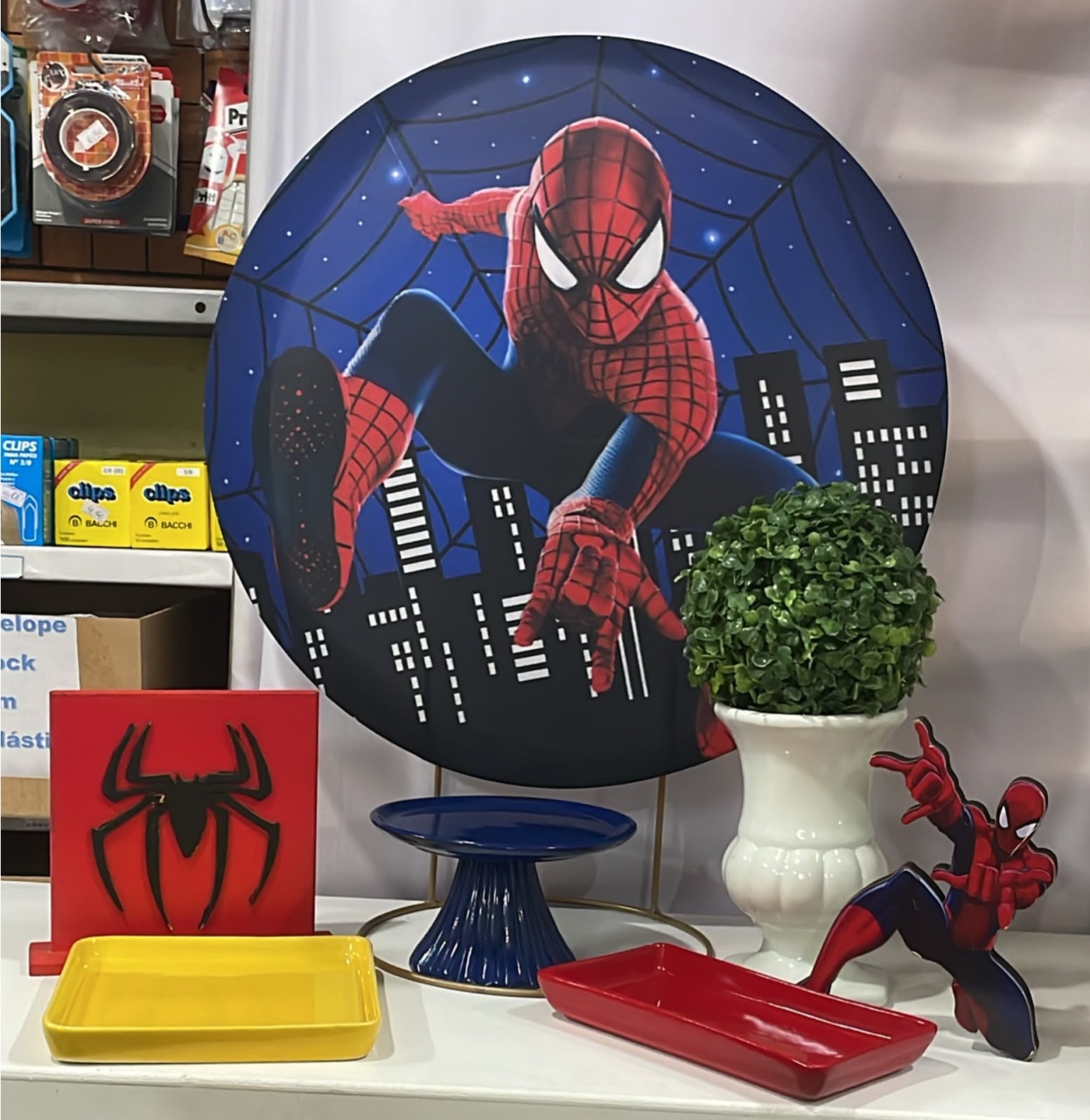 Mini Kit de Mesa Homem Aranha - Ateliê by Deise festas 