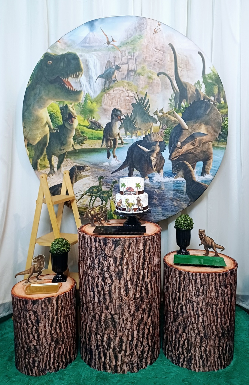 Dinossauro - Prata - Pegue&Monte Graça Decor♡