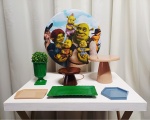 Shrek - "Só Pra Um Bolinho" - Mesa Pronta, Só Festejar - imagem 1