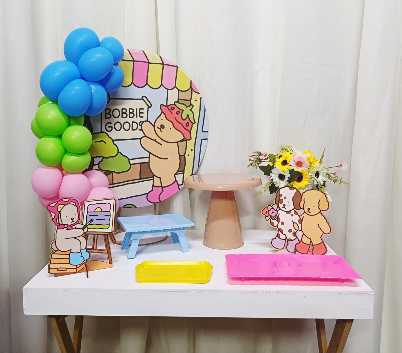 Bobbie Goods - "Só Pra Um Bolinho" - Mesa Pronta,  Só Festejar         - Pegue&Monte Graça Decor♡