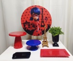 Ladybug - "Só Pra Um Bolinho" - Mesa Pronta, Só Festejar - imagem 1