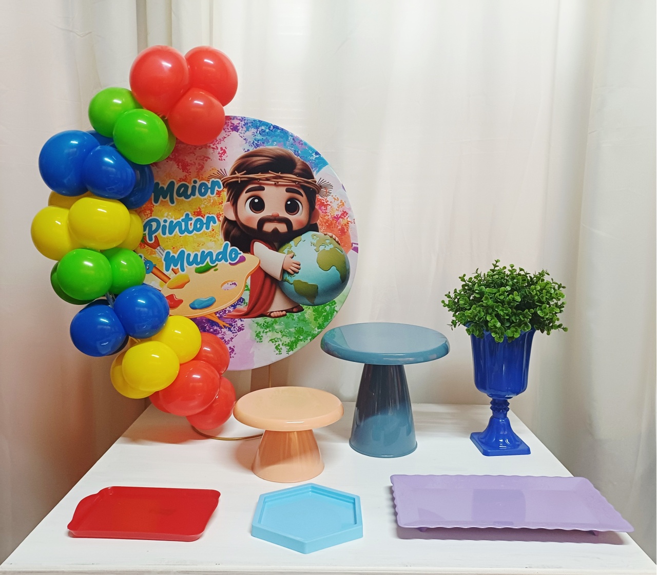 Jesus, O Maior Pintor Do Mundo - "Só Pra Um Bolinho" - Sua Mesa, Seu Estilo - Pegue&Monte Graça Decor♡