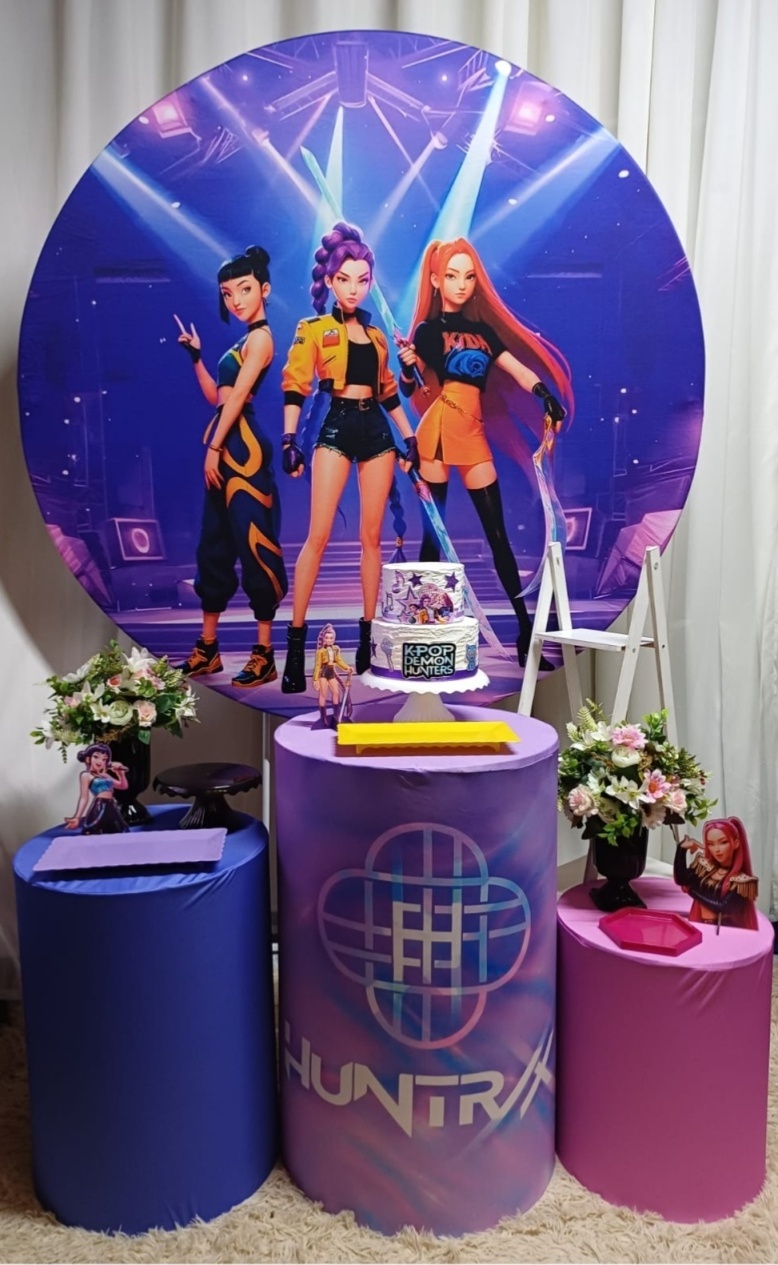 Guerreiras Do K-Pop - Prata - Pegue&Monte Graça Decor♡