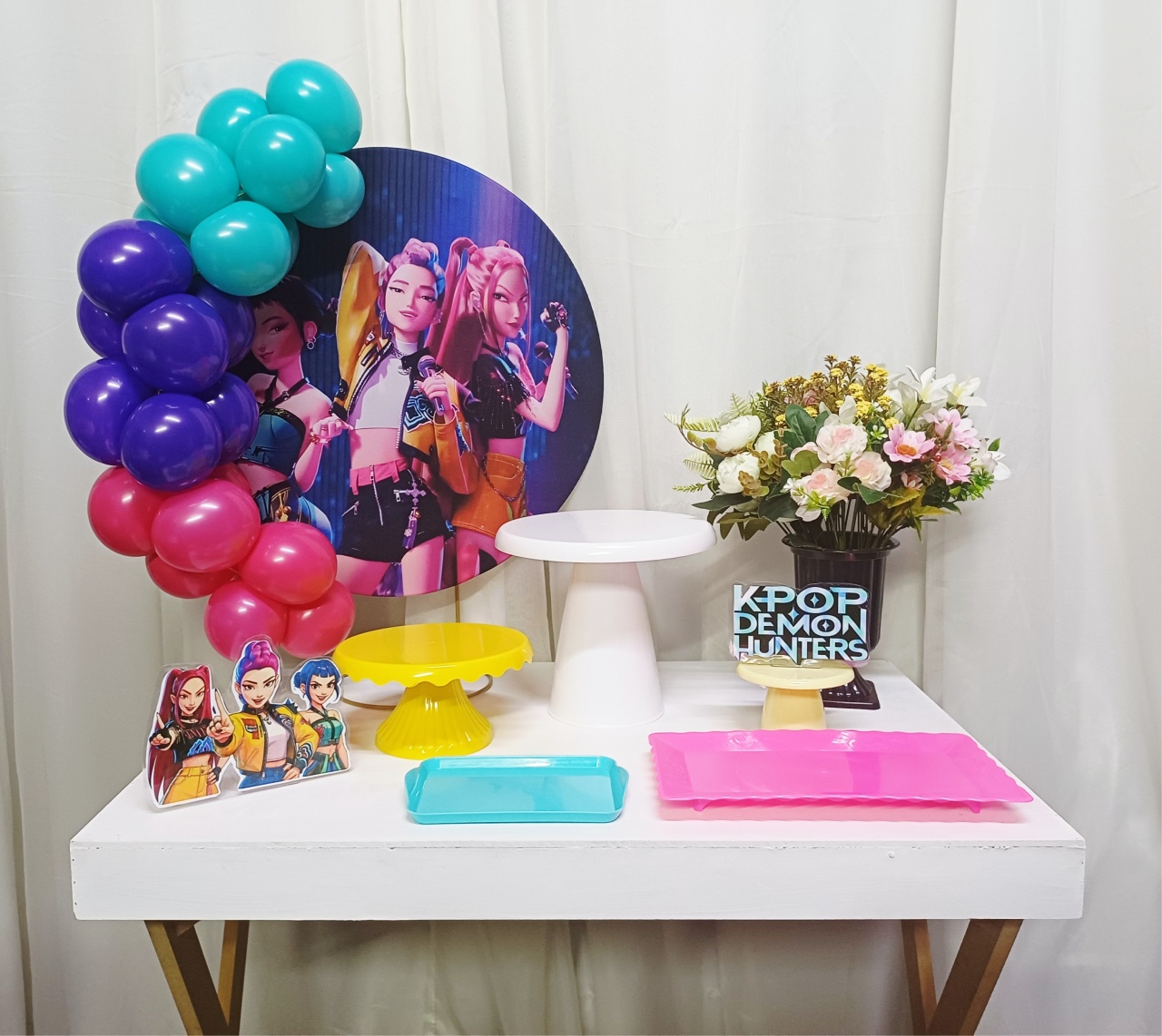Guerreiras Do K- Pop - "Só Pra Um Bolinho" - Mesa Pronta, Só Festejar - Pegue&Monte Graça Decor♡