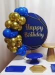 Happy Birthday Azul - ´Só Pra Um Bolinho - Mesa Pronta, Só Festejar - imagem 2