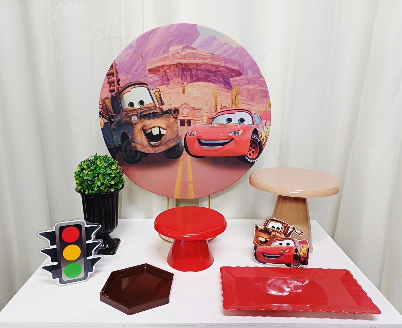Carros - "Só Pra Um Bolinho" - Sua Mesa, Seu Estilo - Pegue&Monte Graça Decor♡